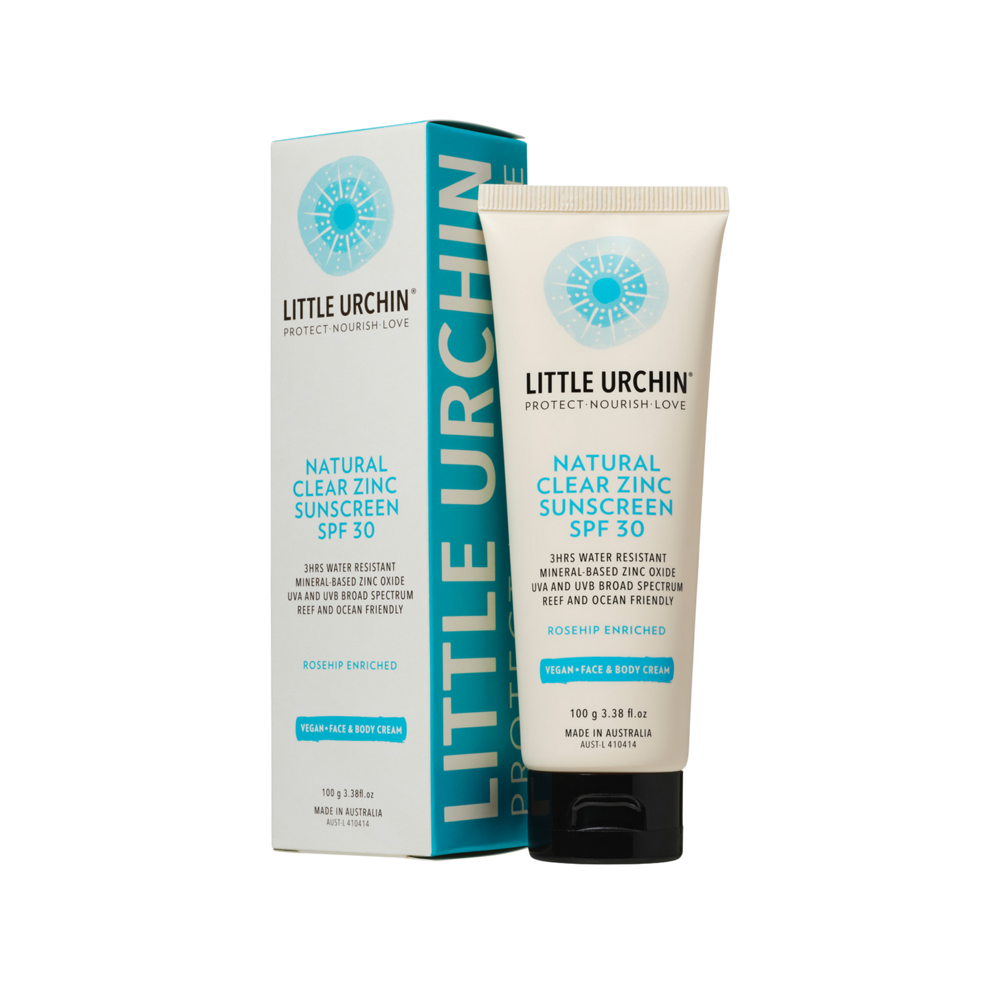 Little Urchin Natural Clear Zinc Sunscreen - SPF 30