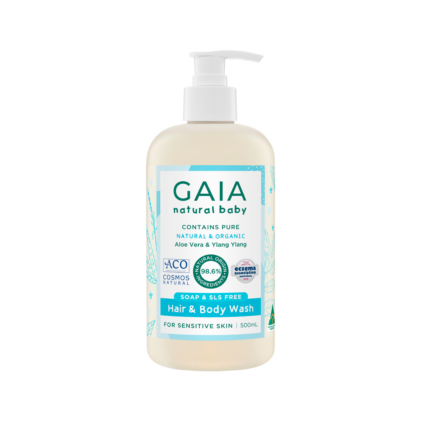 Gaia Natural Baby Hair and Body Wash