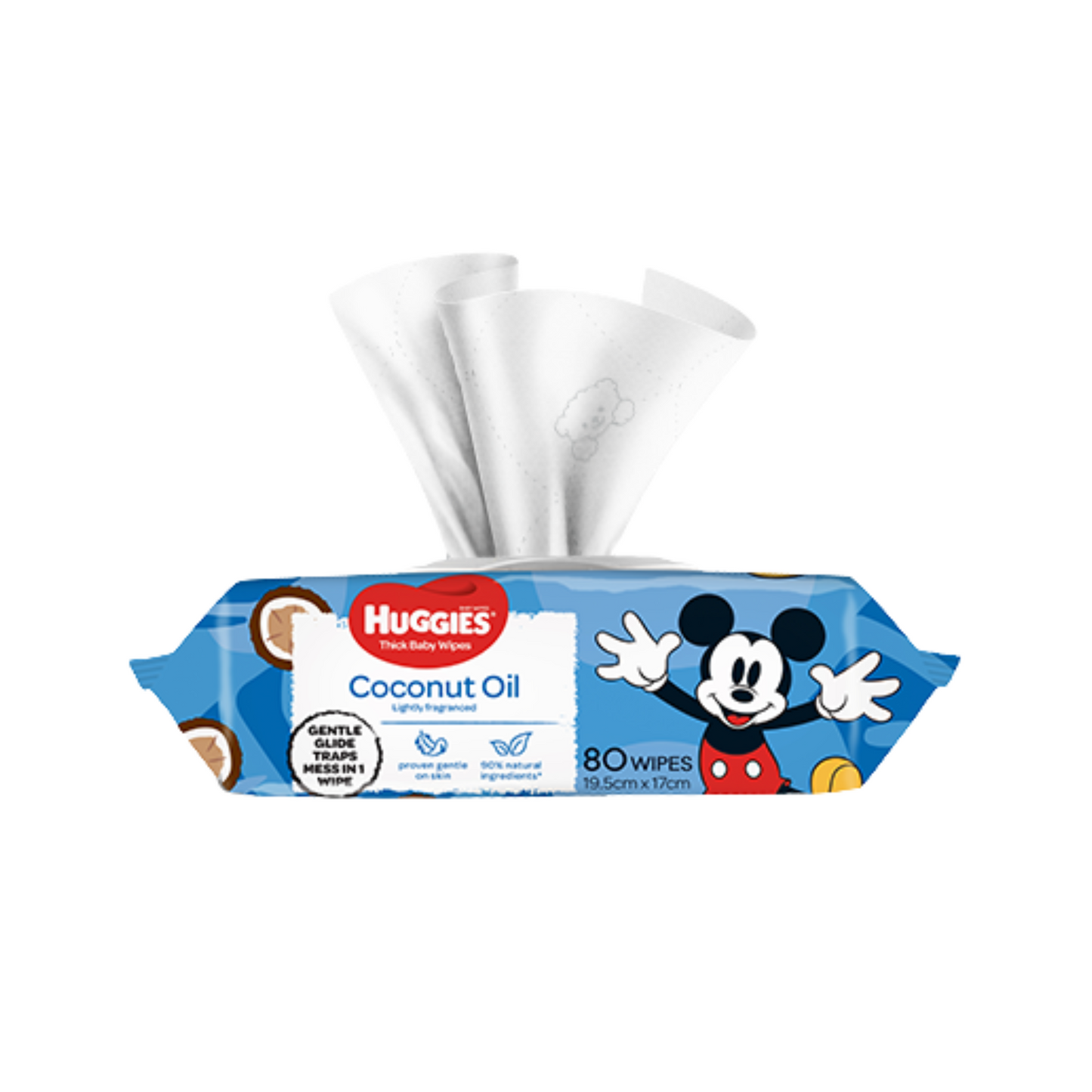 Huggies Thick Baby Wipes Coconut Oil