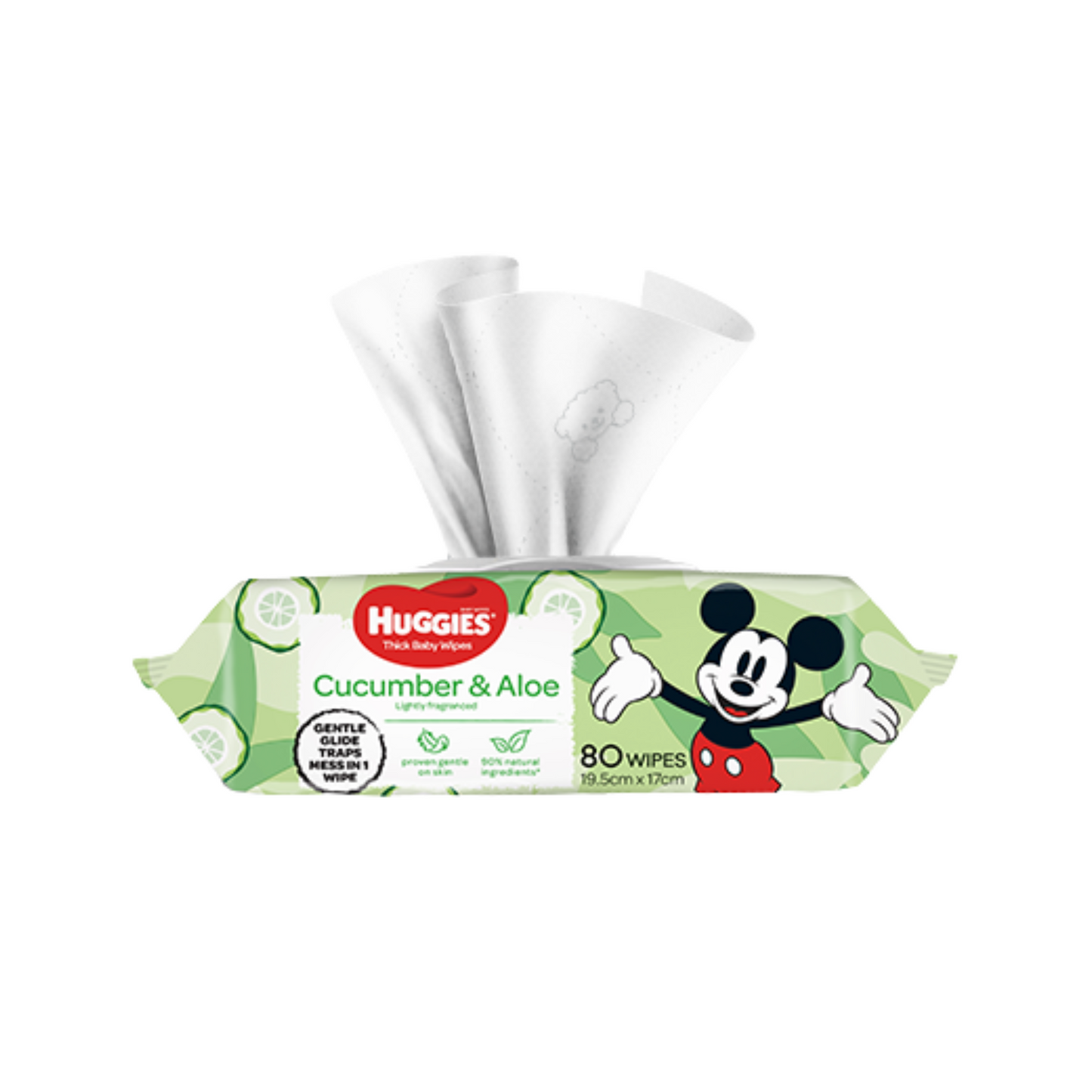 Huggies Thick Baby Wipes Cucumber & Aloe