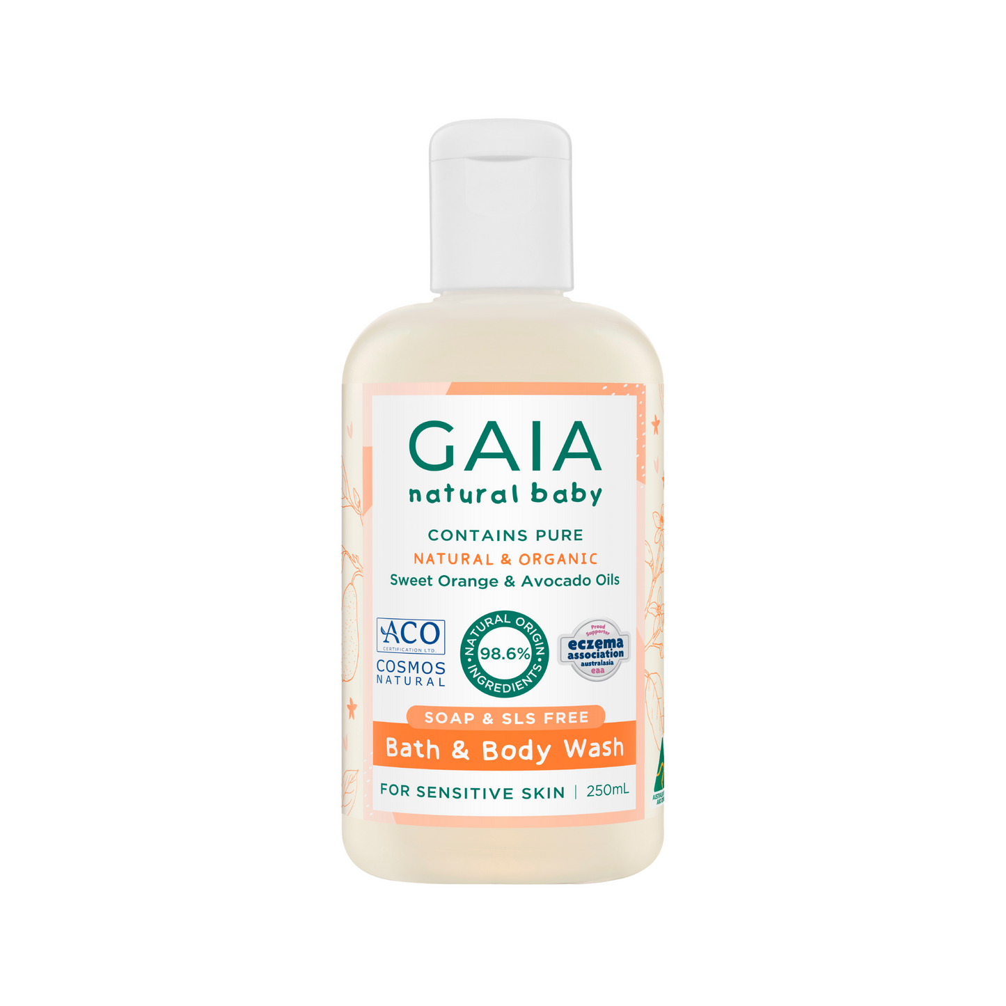 Gaia Natural Baby Bath and Body Wash