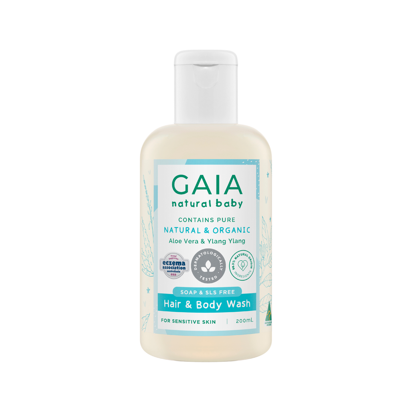 Gaia Natural Baby Hair and Body Wash