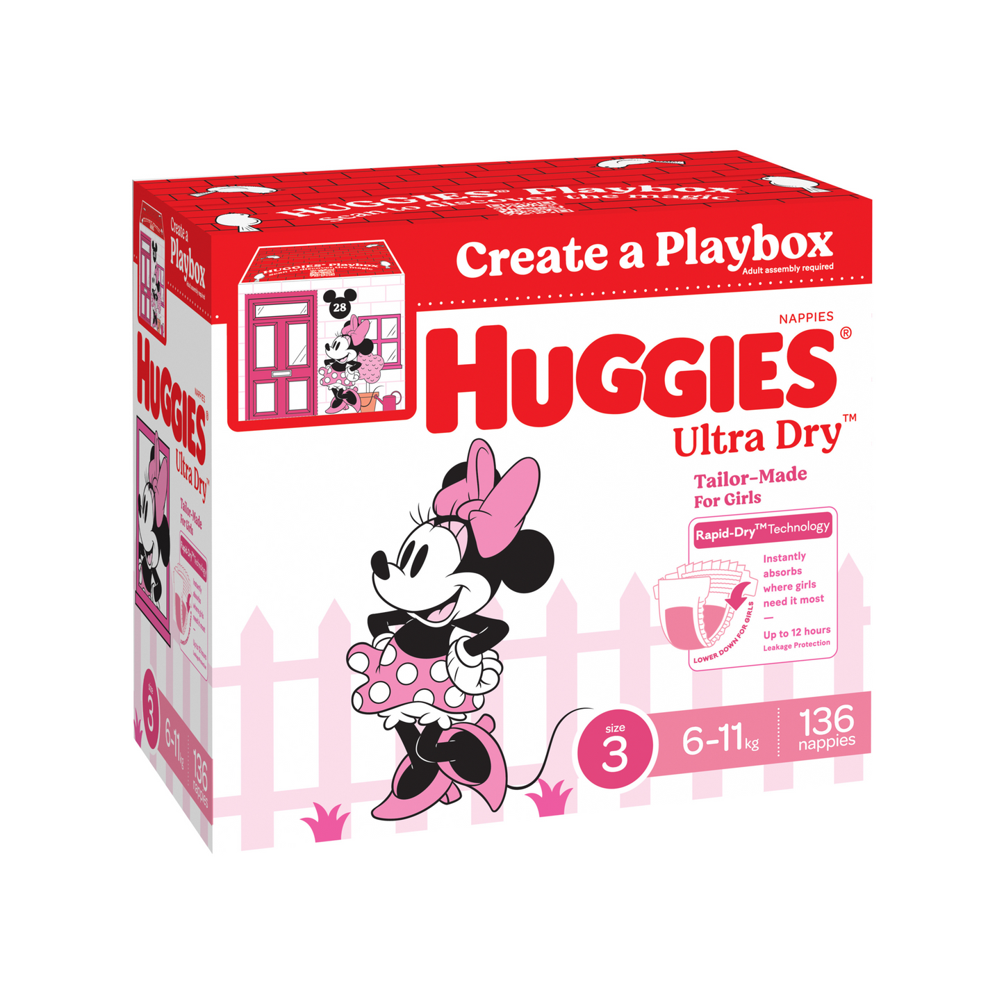 Huggies - Ultra Dry Nappies - Girls