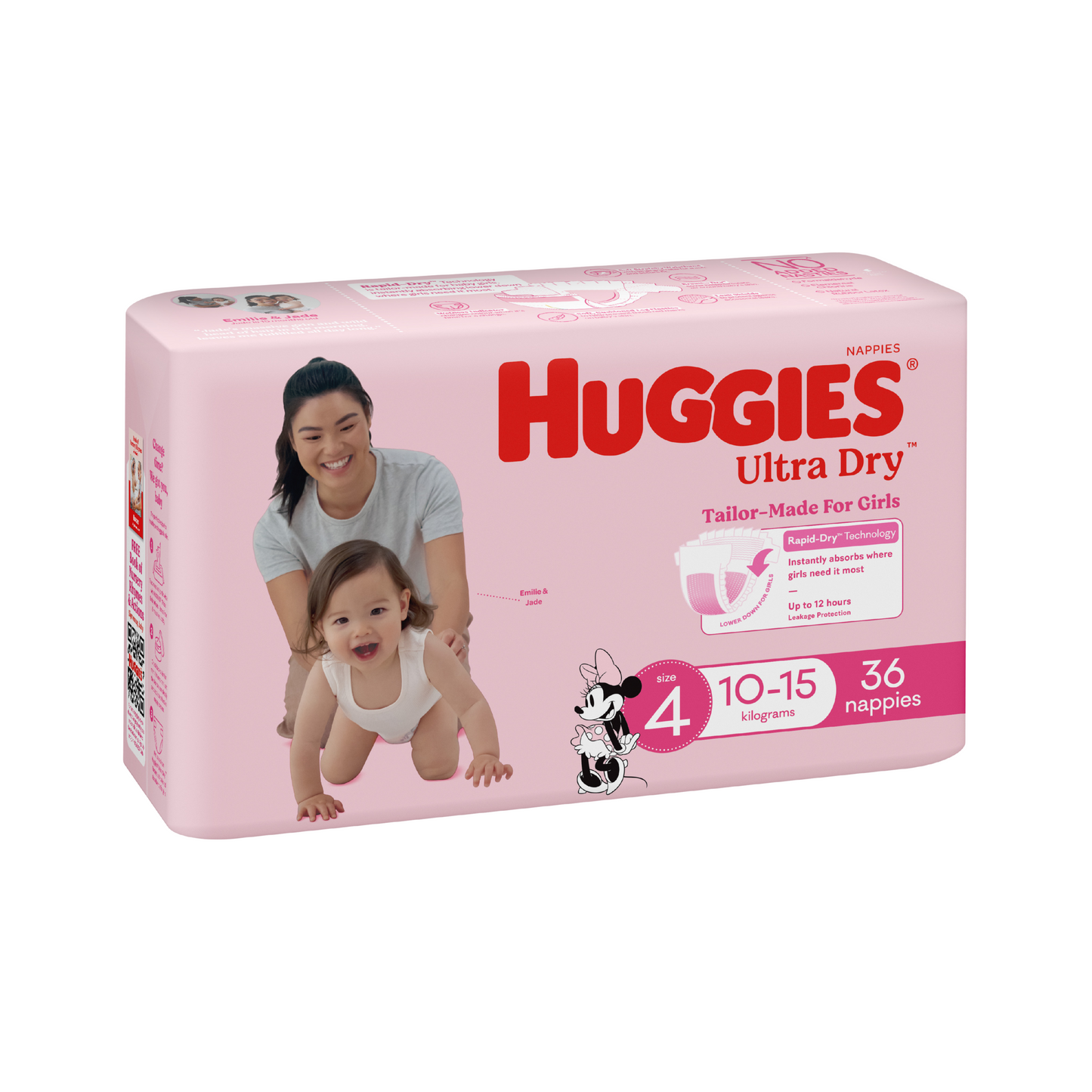 Huggies - Ultra Dry Nappies - Girls