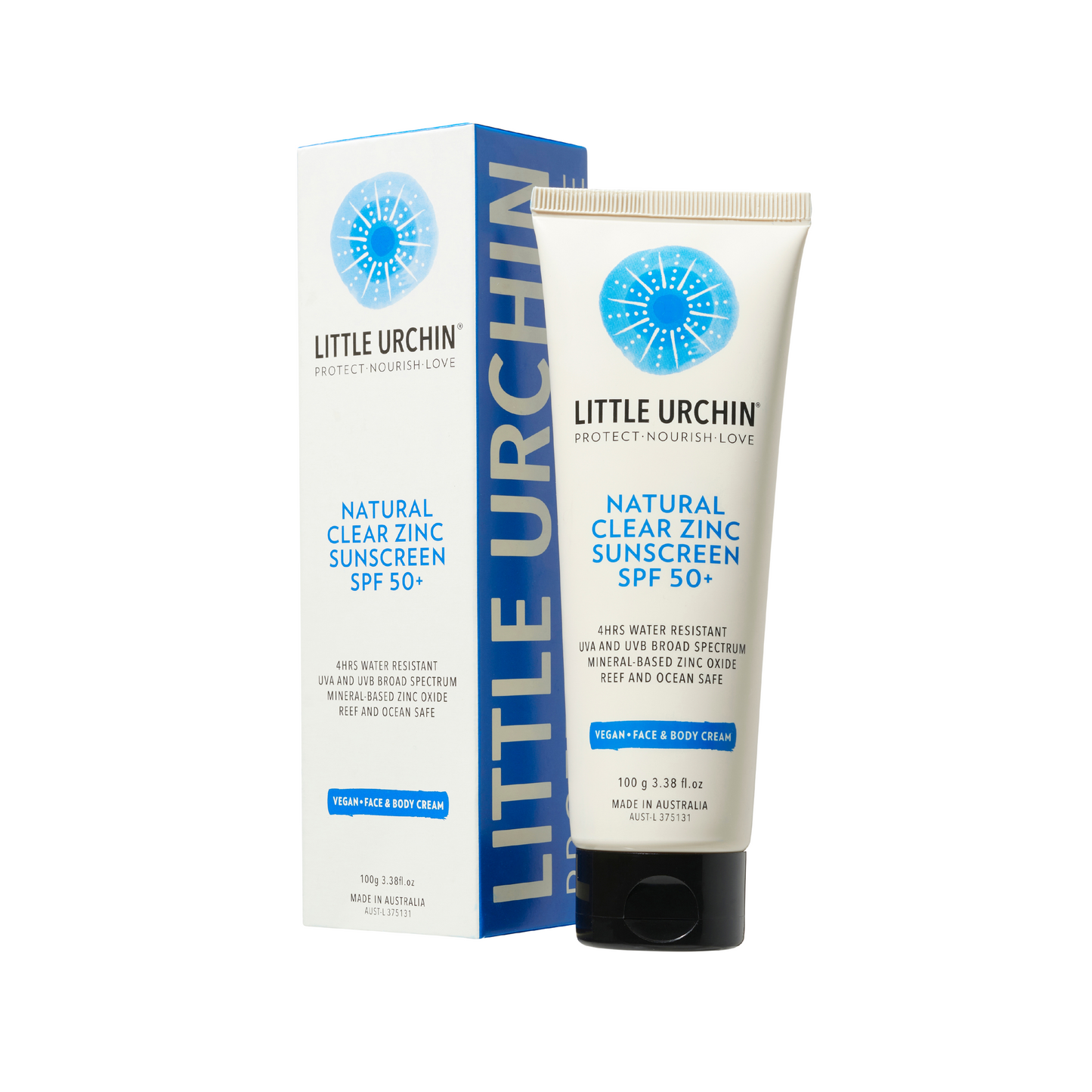 Little Urchin Natural Clear Zinc Sunscreen - SPF 50+